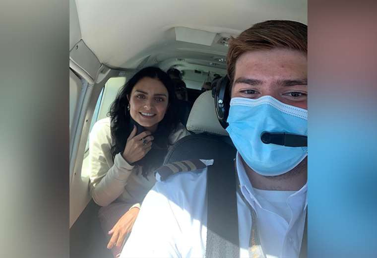 Piloto tico de 22 años cuenta cómo fue volar a la actriz Aislinn Derbez