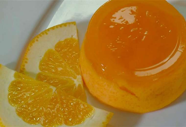 Postres rápidos: deliciosa gelatina de naranja