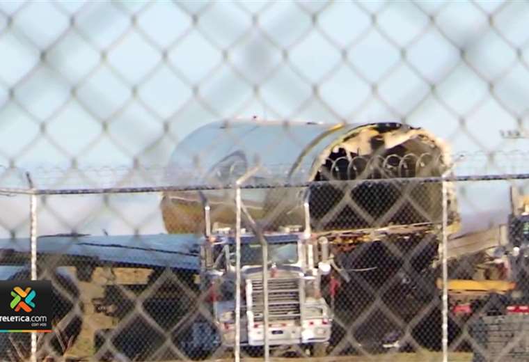 Video: Inician trabajos para retirar avión accidentado en aeropuerto Juan Santamaría