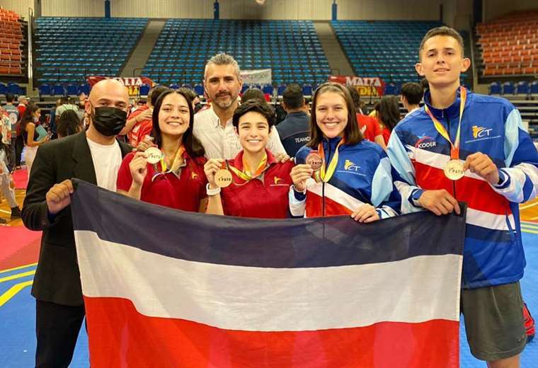 Costa Rica finalizó el Open de Taekwondo en Puerto Rico con 12 medallas