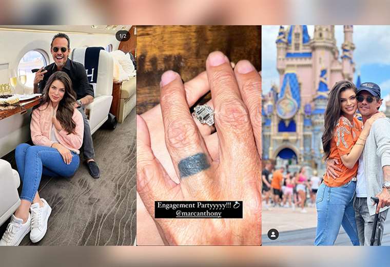 Marc Anthony le propone matrimonio a su novia de 23 años