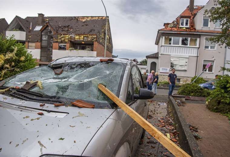 Un muerto y casi 60 heridos por tormenta en Alemania