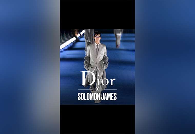 Modelo tico de 17 años abrió desfile de Dior