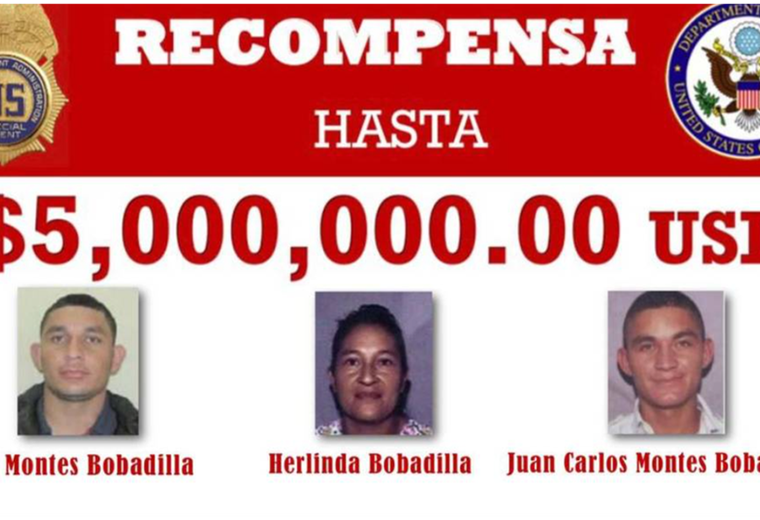 Clan Montes Bobadilla, la "peligrosa" familia de narcos hondureños por la que ofrecen $15 millones