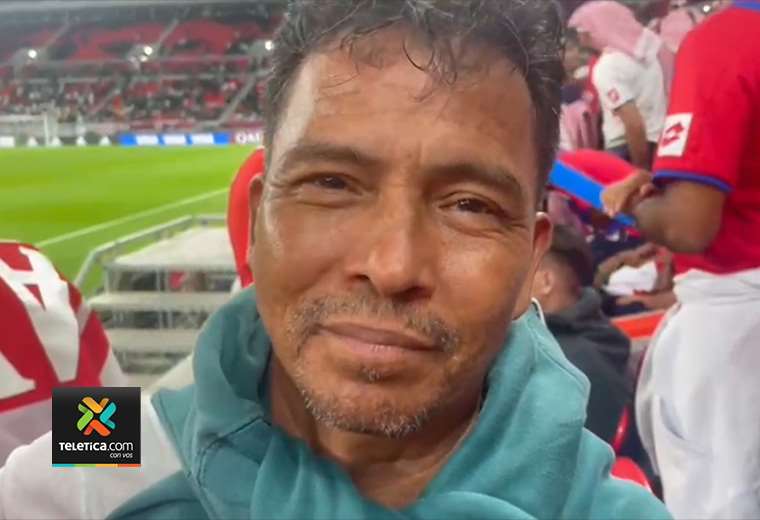 Papá de Anthony Contreras en Qatar: "Vine a ver a Costa Rica ganar y a mi hijo hacer gol"