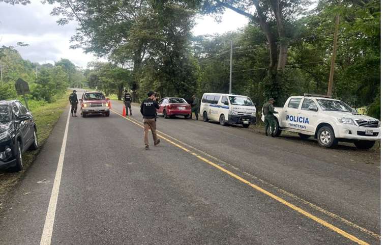 Detención de sospechosos de tráfico de migrantes
