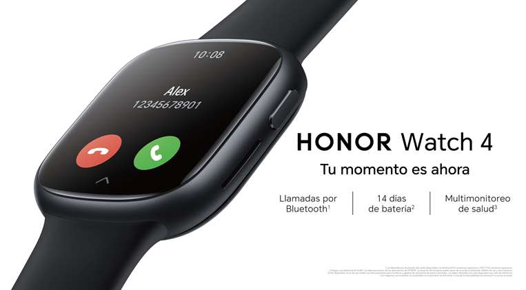 HONOR Watch 4 SmartWatch, Llamadas Bluetooth, 1.75 Pulgadas AMOLED