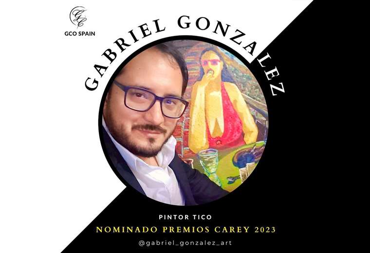 O pintor costarriquenho Gabriel González foi indicado ao Carey Awards 2023