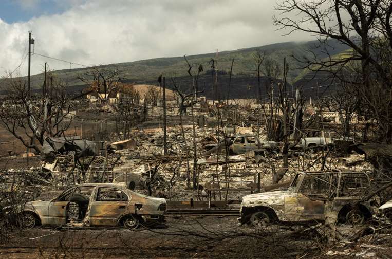 Incendio en Maui, isla del estado de Hawái