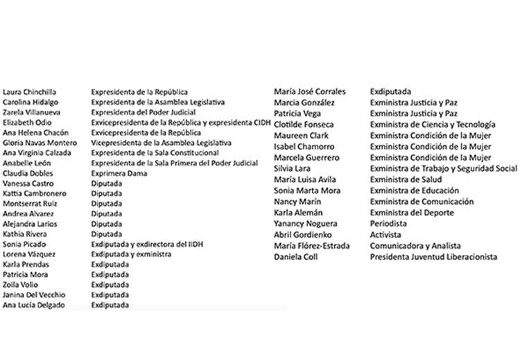 Carta En defensa de la Contralora General y de la Contraloría General de la República