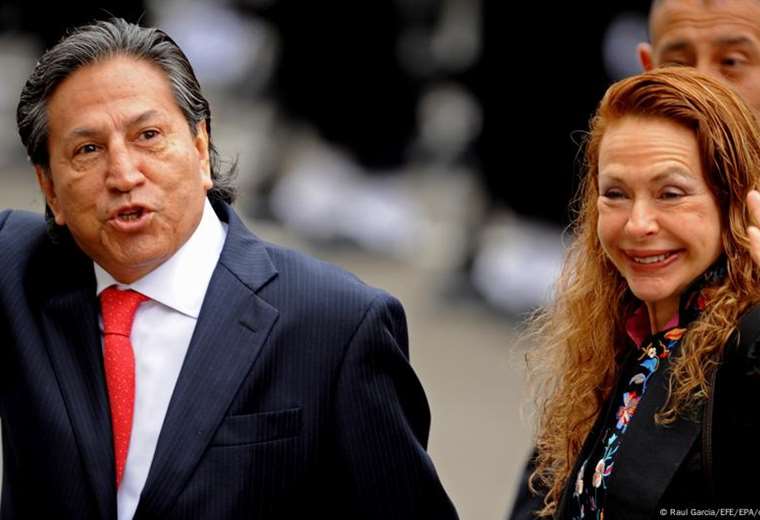 Expresidente de Perú, Alejandro Toledo, y su esposa, Eliane Karp Fernenbug