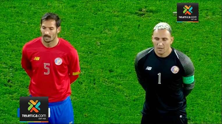 Celso Borges y Keylor Navas