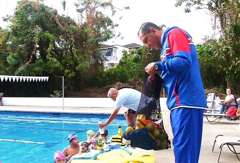Equipo de natación de personas con síndrome de Down
