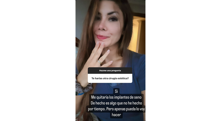 Montserrat del Castillo confiesa que se quiere quitar los implantes del busto