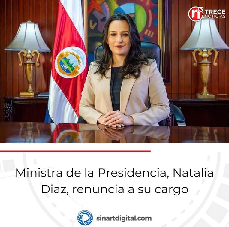 Publicación de Sinart desata versiones sobre renuncia de ministra Natalia Díaz