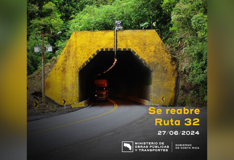 ¡atención Conductores Mopt Habilita El Paso Por La Ruta 32 Teletica 4171