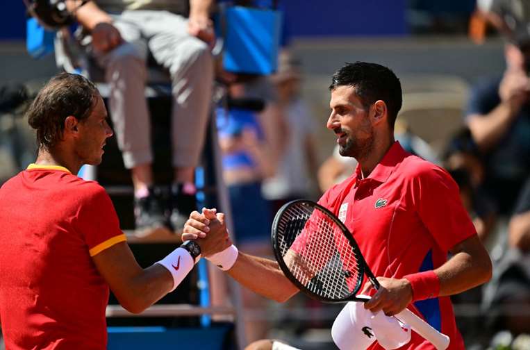 Rafael Nadal y Novak Djokovic