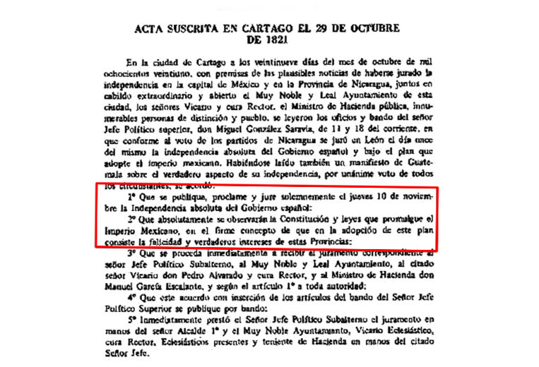 Acta de Independencia de Cartago