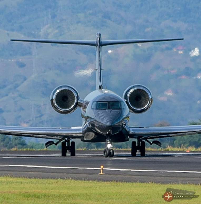 Jet privado de Michael Jordan. Foto: Mauricio Román