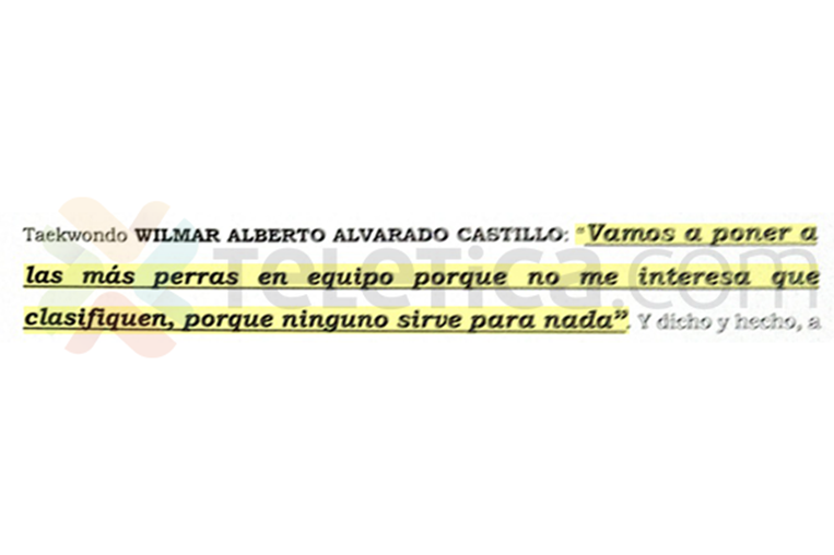 Denuncias sobre la Federación de Taekwondo