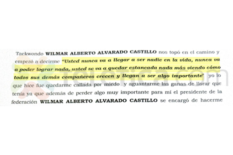 Denuncias sobre la Federación de Taekwondo