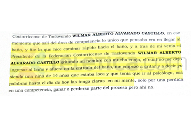 Denuncias sobre la Federación de Taekwondo