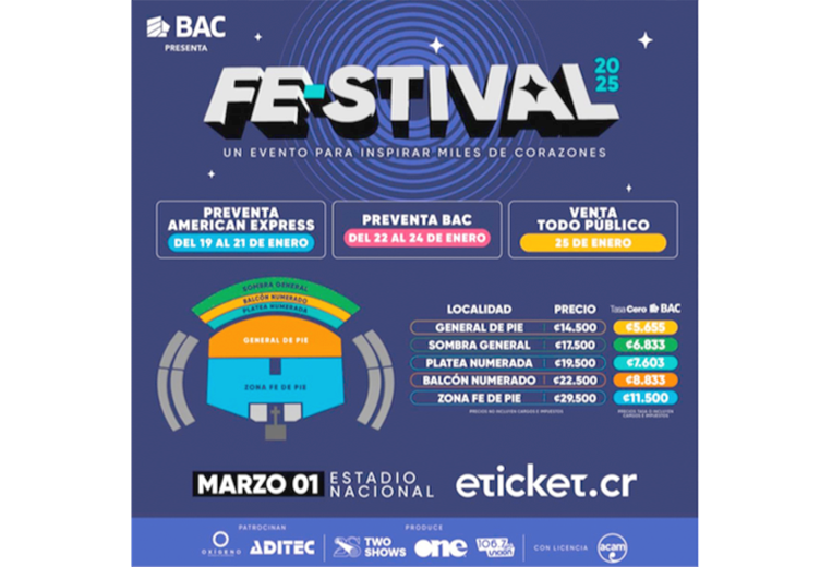 Estadio Nacional será el escenario del FE-stival