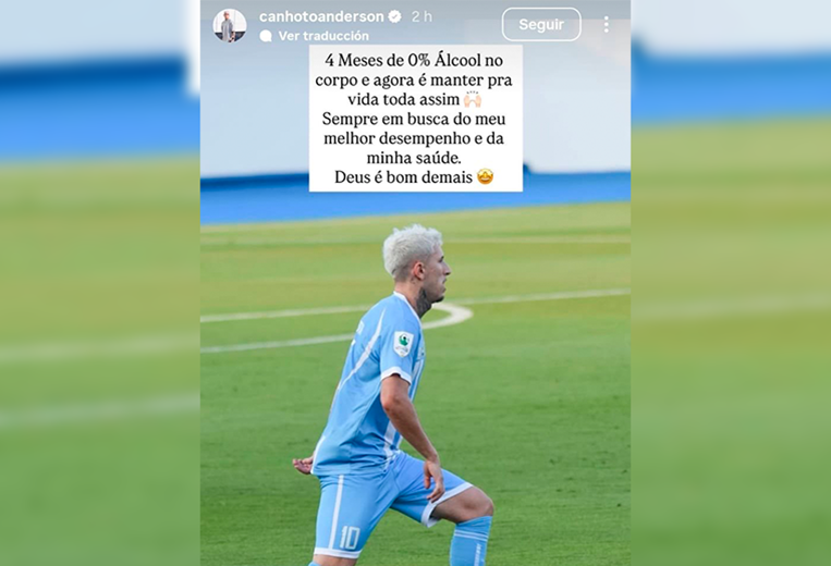 Anderson Canhoto se sincera en redes sociales