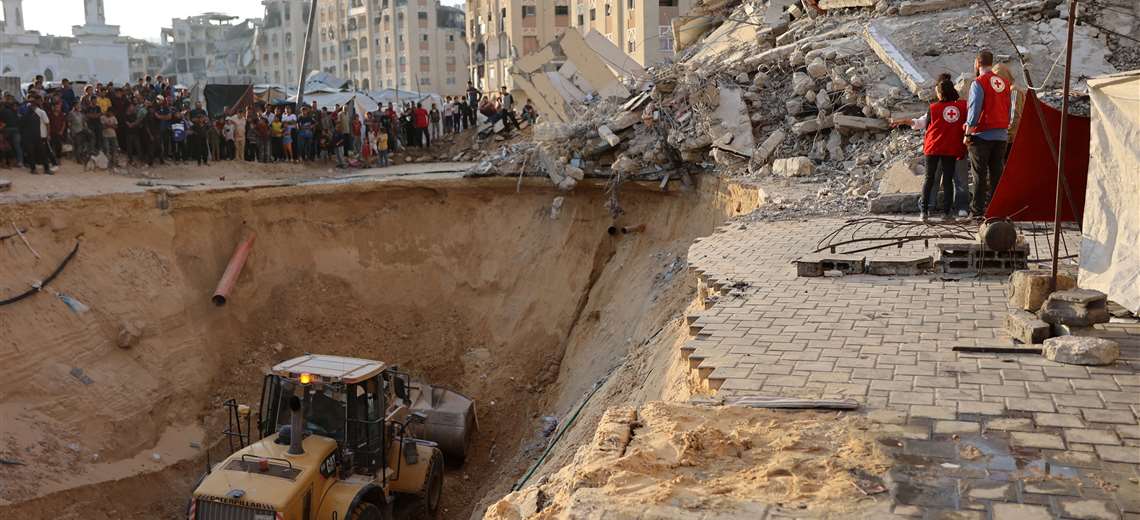 El jefe humanitario de la ONU prevé una "tarea enorme" en una Gaza en ruinas