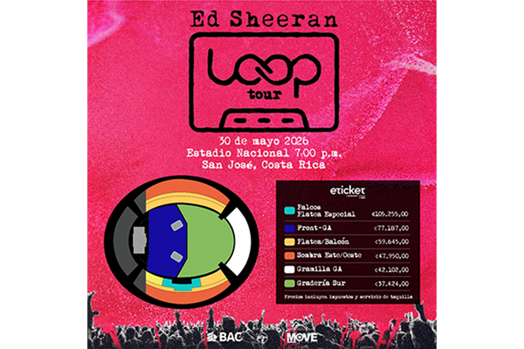 Ed Sheeran en Costa Rica: Esto costará escuchar Perfect y Shape of you en vivo