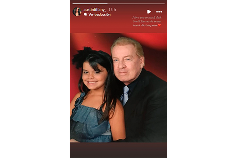 Hijos de Lynda Díaz lloran partida de Gary Austin