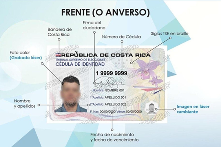 TSE cambia diseño de cédula: nuevo diseño incluye serie de medidas de seguridad
