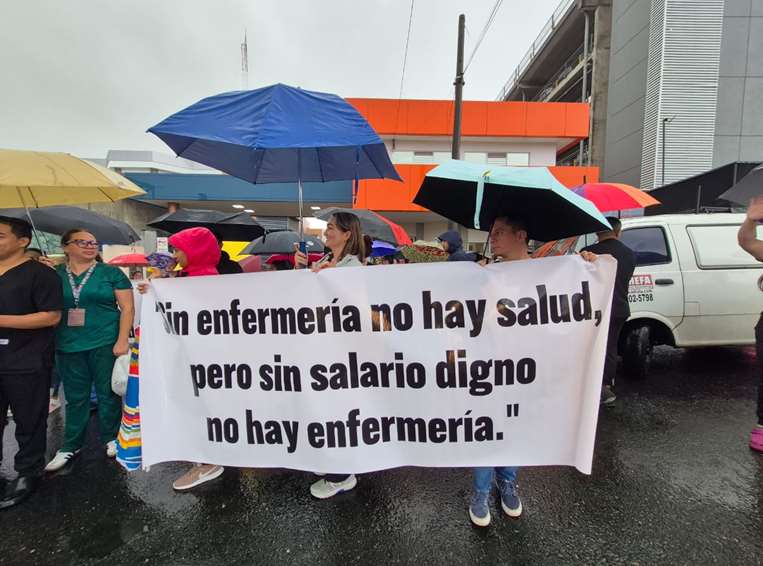 Protesta en Hospital del Trauma