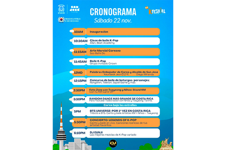 K-Festival 2025: San José se llena de cultura y gastronomía coreana este fin de semana