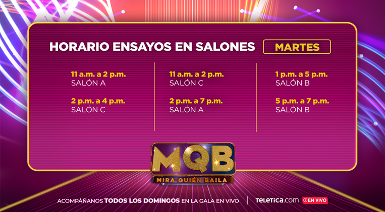 Horarios MQB- SEMANA 8 