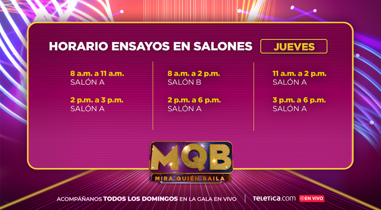 Horarios MQB- SEMANA 8 