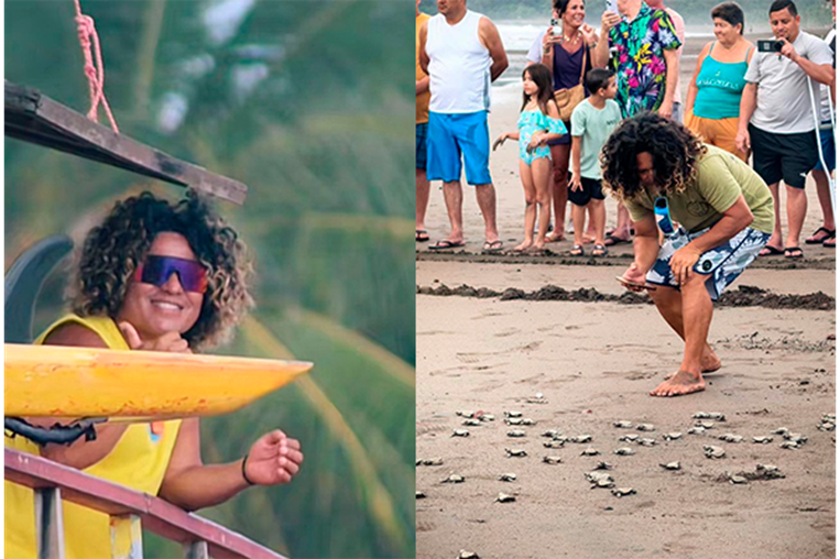 Marchen, jefe de Guardavidas de playa Jacó