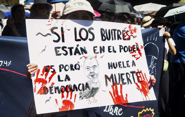 Protesta por la educación pública