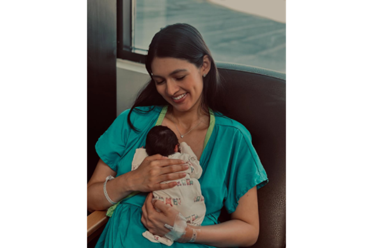 Nace hija de periodista de Buen Día, Carolina Monge