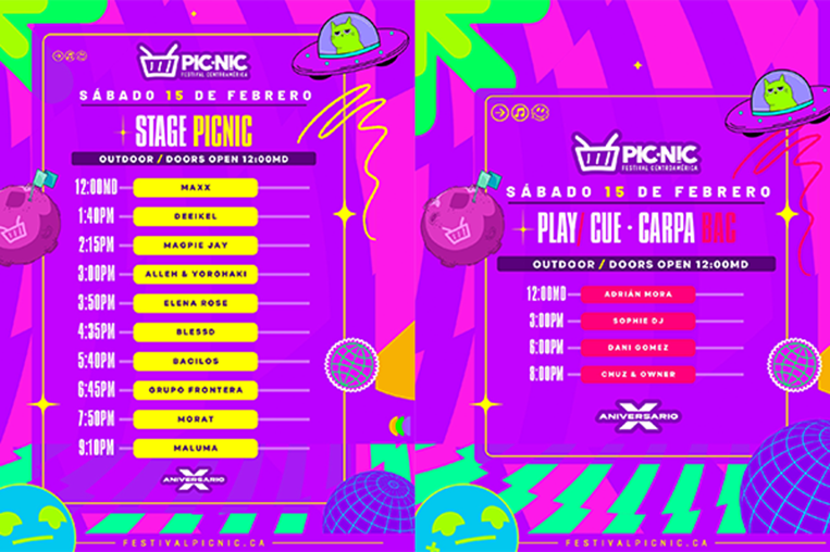 Estos son los horarios de la segunda fecha de Picnic