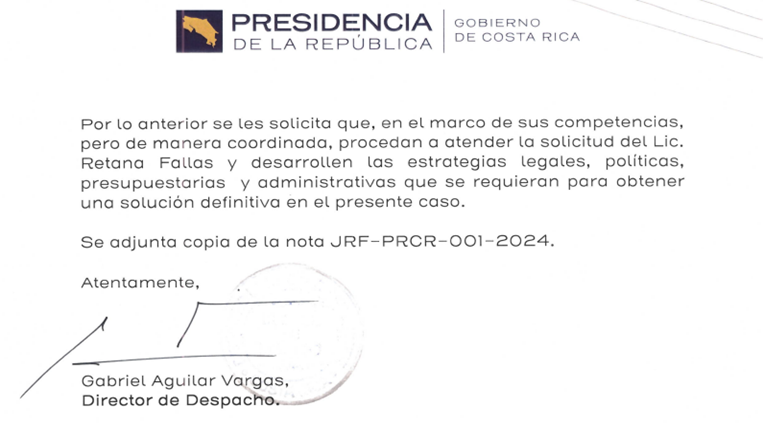 Ministerio de Justicia y Paz