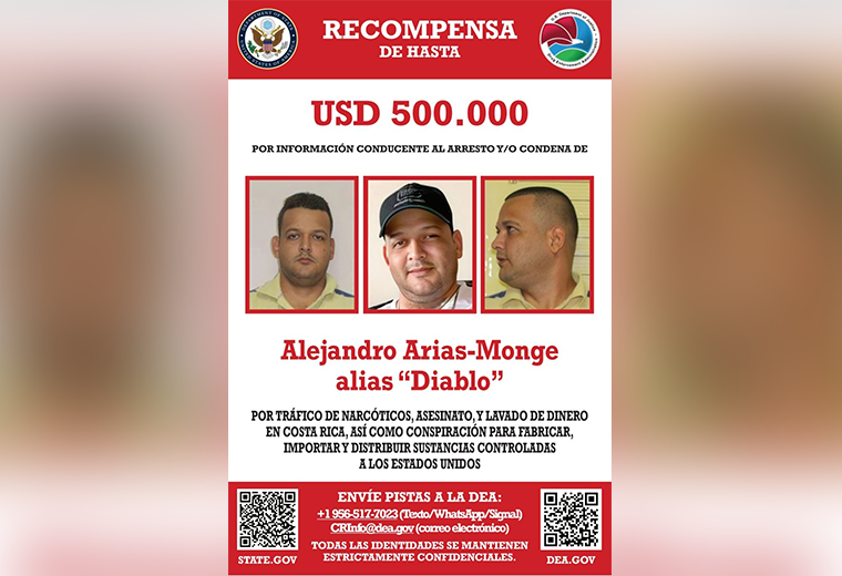 A casi un año de la recompensa de $500 mil por alias 