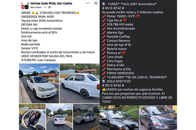 OIJ alerta de páginas que estafan con venta de carros a precios bajos
