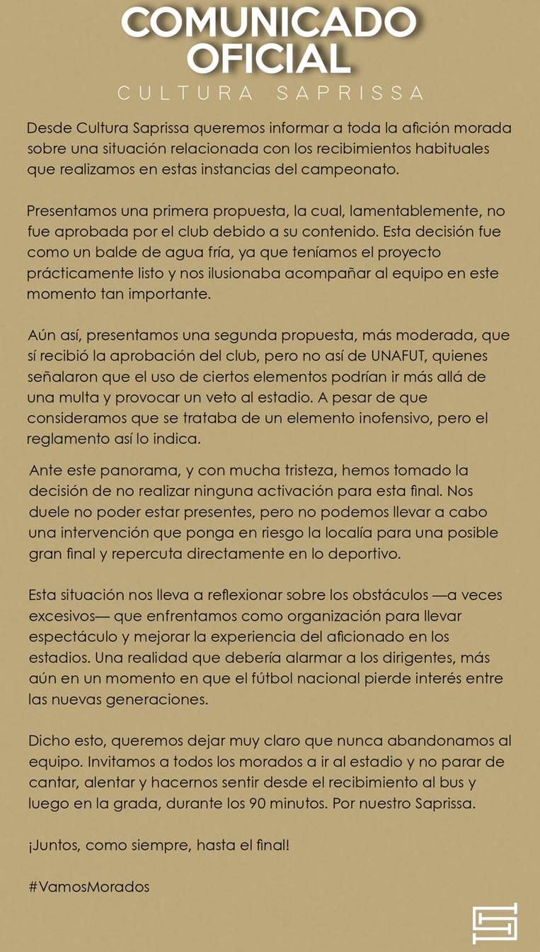 Cultura Saprissa.
