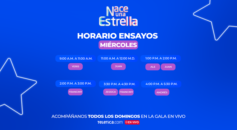 Horarios NUE