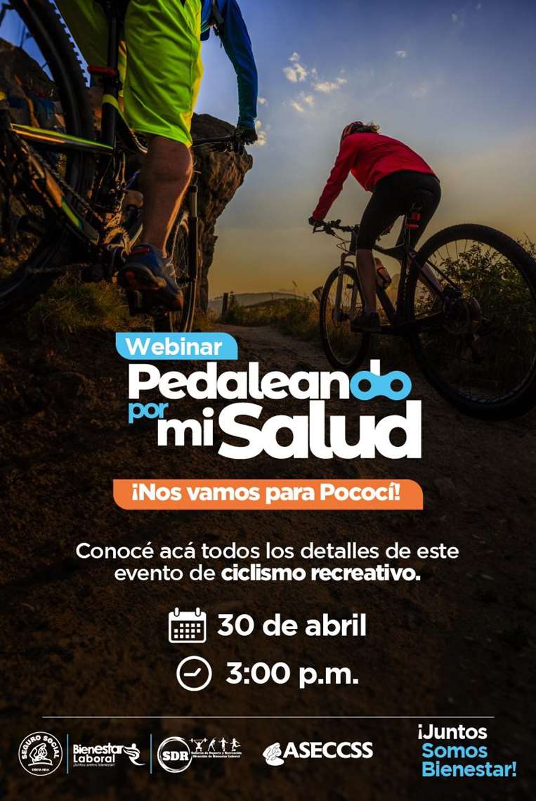 Pedaleando por mi salud.