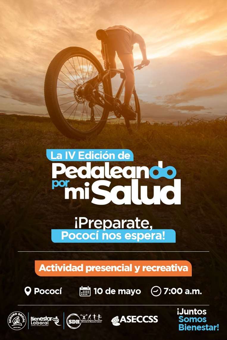 Pedaleando por mi salud.