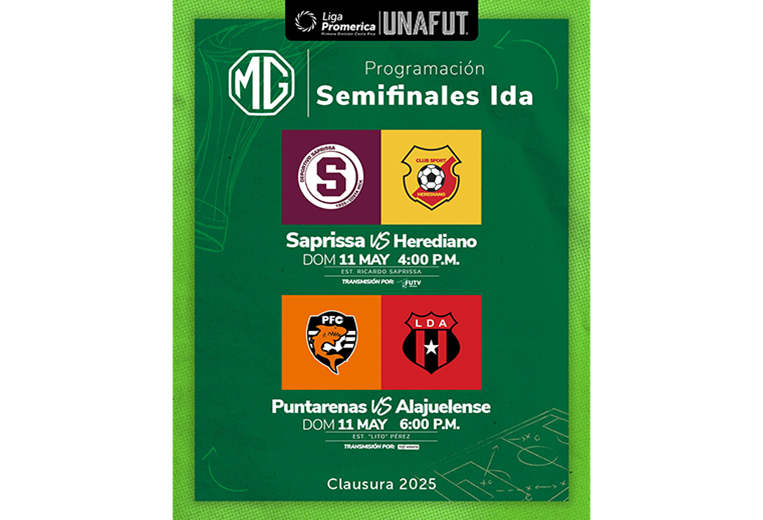 Así se jugarán las semifinales