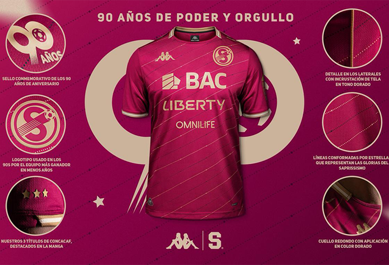 Nueva camiseta del Saprissa