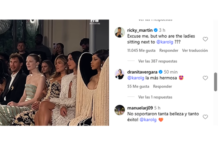 Ricky Martin defiende A Karol G